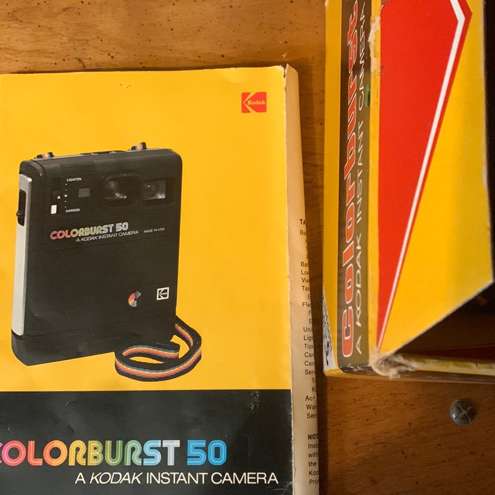 Antique instant camera